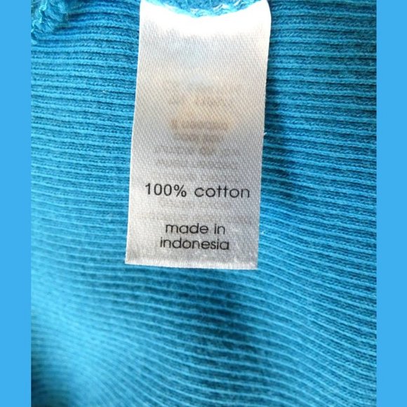 Lane Bryant Turquoise Ribbed Tank Lace Neck 14/16 - Picture 8 of 8